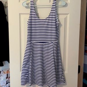 H & M blue and white striped dress!